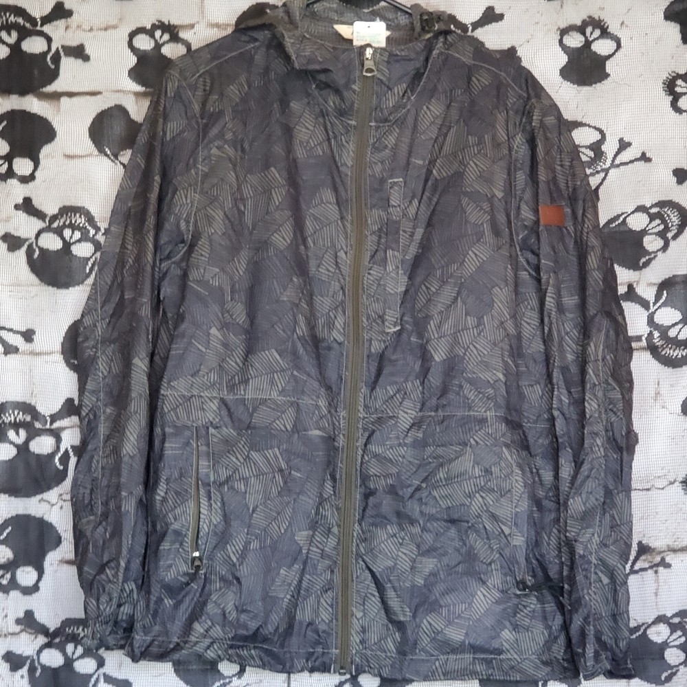 AIGLE ZIP FRONT RAIN JACKET